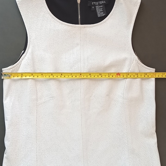 Etcetera Genuine Leather Polyester Top - Picture 10 of 12